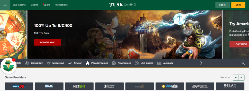 Tusk Casino Review