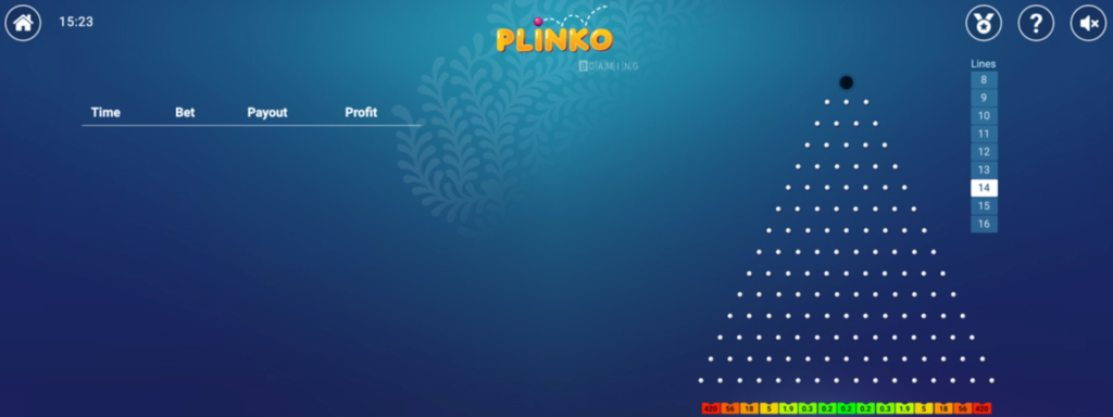 Plinko Game Features