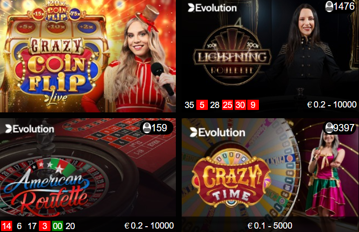 GratoWin Casino Games