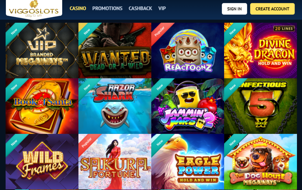 ViggoSlots Casino Games