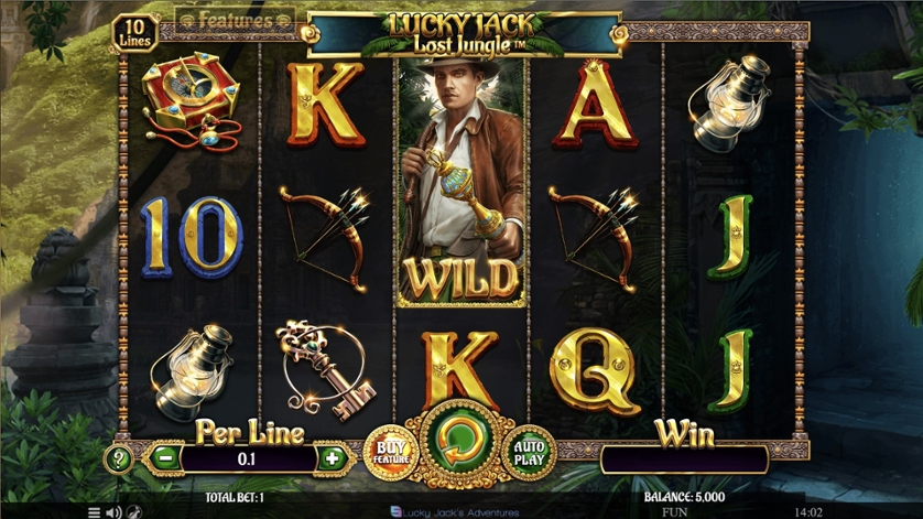 Lucky Jack - Lost Jungle Wild Symbol Payouts