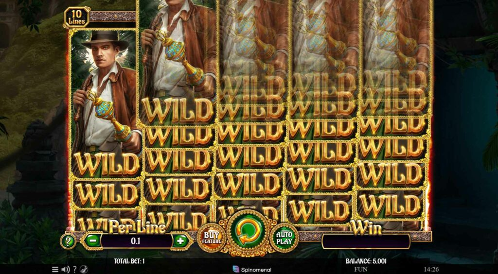 Lucky Jack - Lost Jungle stacked Wilds and Wild Expansions